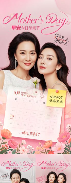 医美母亲节早安海报