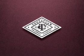 logo样机木刻金属烫金立体