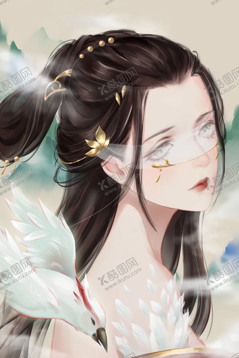 编号：79883809251253081420【酷图网】源文件下载-山海经姑获鸟