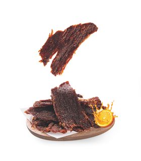 果汁牛肉干