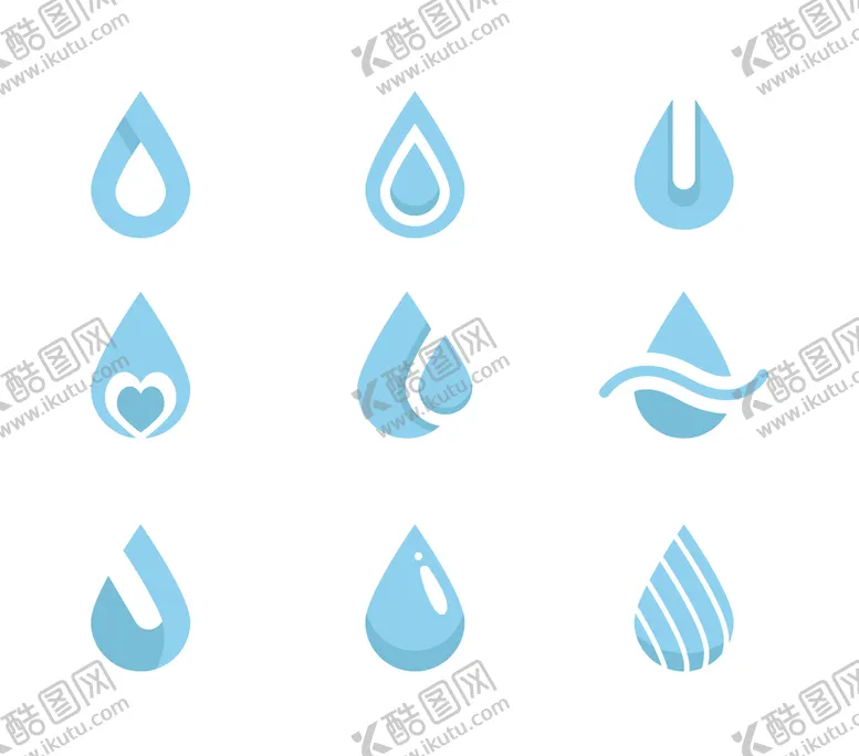 编号：59312809200054389510【酷图网】源文件下载-水滴标志