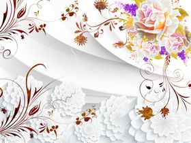 简约背景墙
