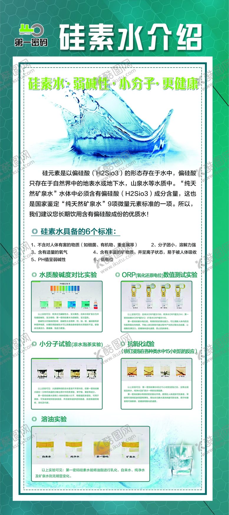 编号：22999509250336337386【酷图网】源文件下载-硅素水介绍