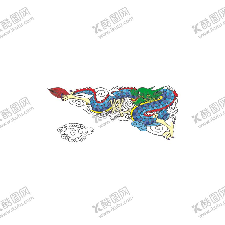 编号：80901112131631334453【酷图网】源文件下载-龙纹图案