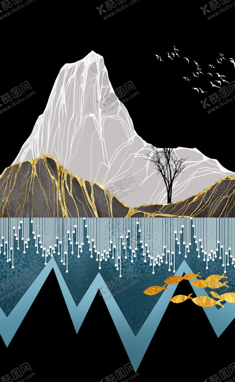 编号：31217310040323334483【酷图网】源文件下载-抽象装饰画