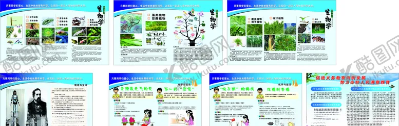 编号：62531207071537449177【酷图网】源文件下载-生物科学化学展板