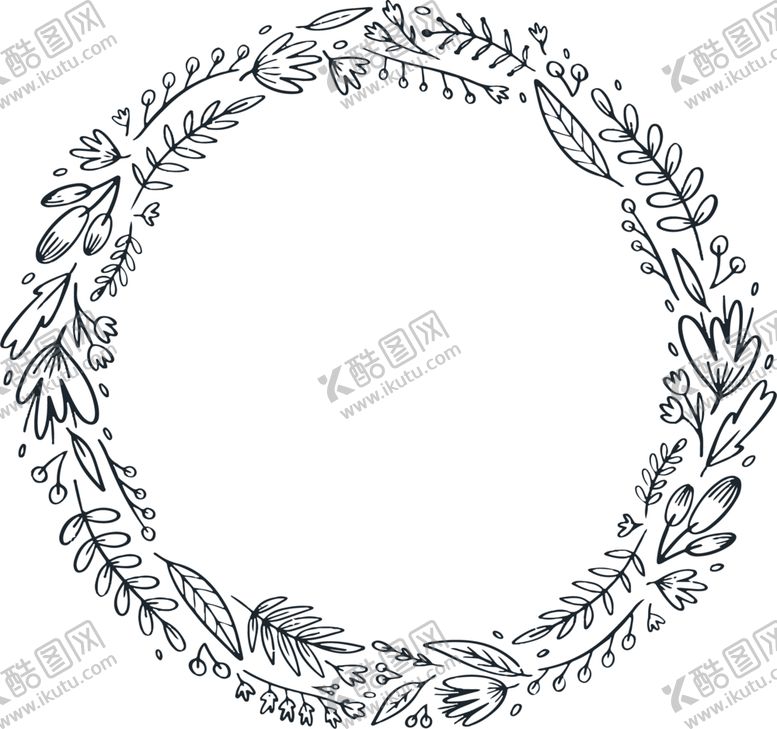 编号：53387504172328477795【酷图网】源文件下载-花环花卉