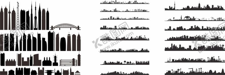 编号：27859009221719282581【酷图网】源文件下载-城市建筑剪影