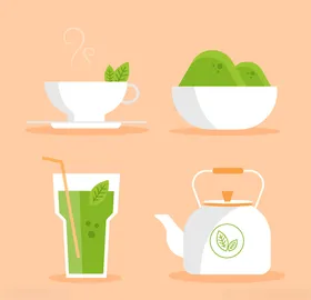 抹茶相关多酚甜点味