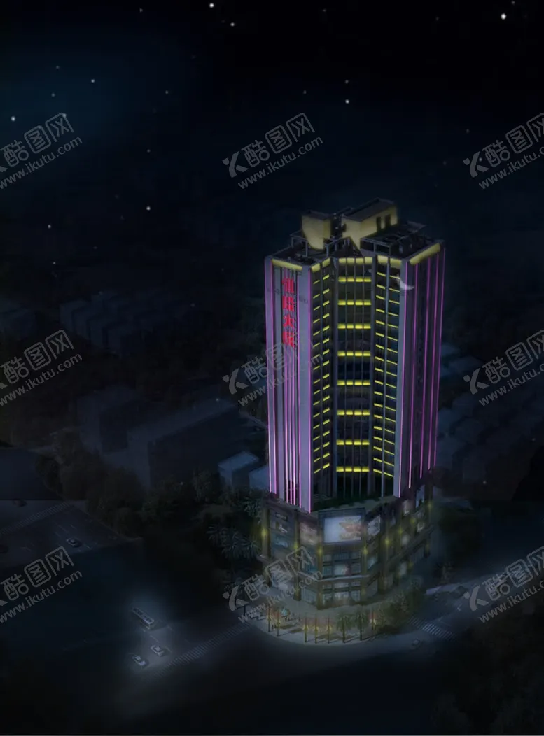 编号：39028203261830027492【酷图网】源文件下载-亮化工程效果图LED