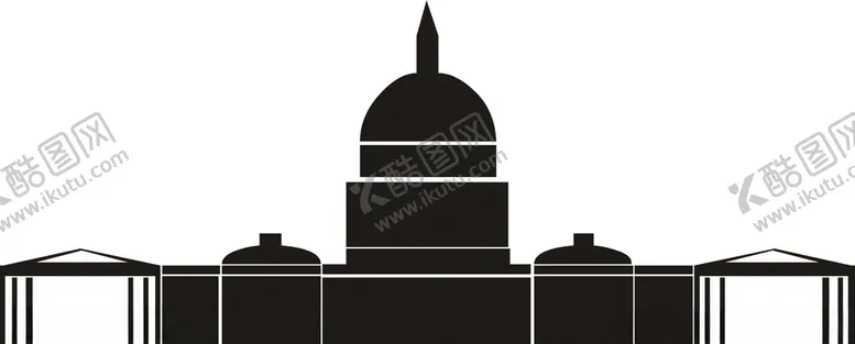 编号：30845706262256437941【酷图网】源文件下载-建筑房屋剪影-05