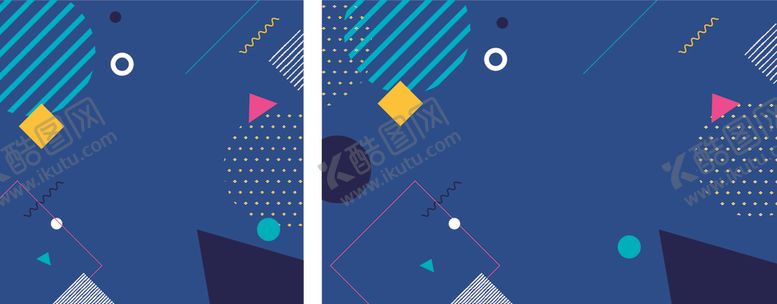 编号：40082110282234121407【酷图网】源文件下载-几何色块背景