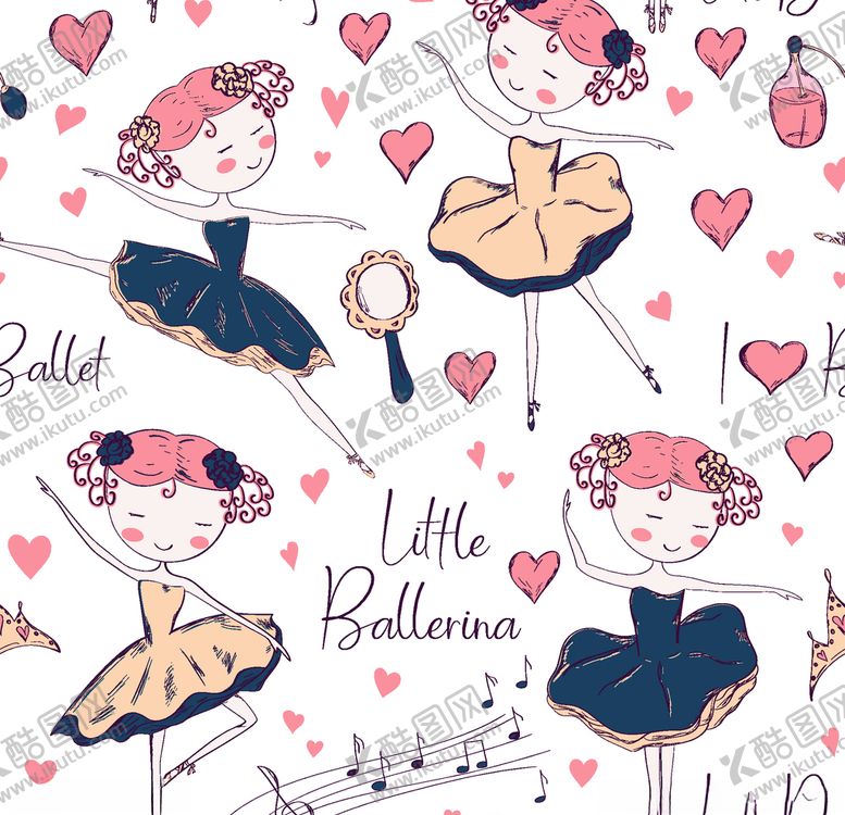 编号：38617810062052557975【酷图网】源文件下载-可爱少女创意插画