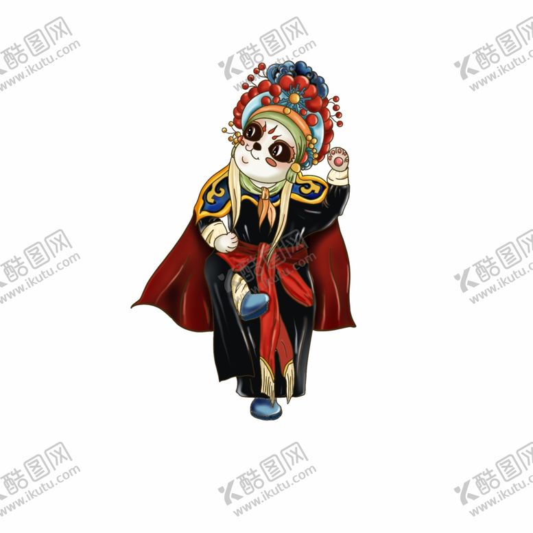 编号：12580710221501538537【酷图网】源文件下载-戏曲功夫熊猫