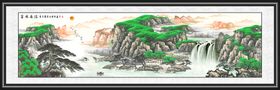 山水画（平面图）