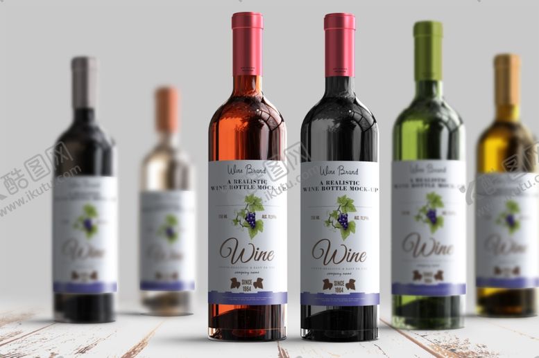 编号：11547410312037291599【酷图网】源文件下载-红酒包装样机