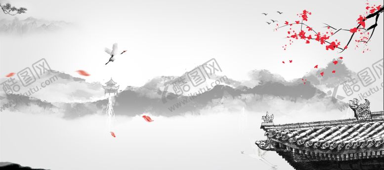 编号：62750809300610263802【酷图网】源文件下载-新中式水墨画