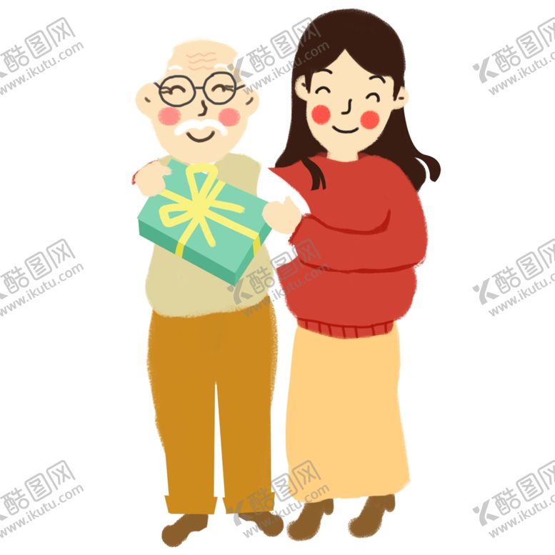 编号：58482906250944161229【酷图网】源文件下载-父亲节插画
