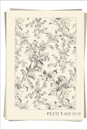 黄花蓟花卉底纹