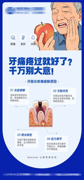 牙痛疼过就好了千万别大意