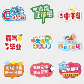 毕业季手牌毕业异形手举牌