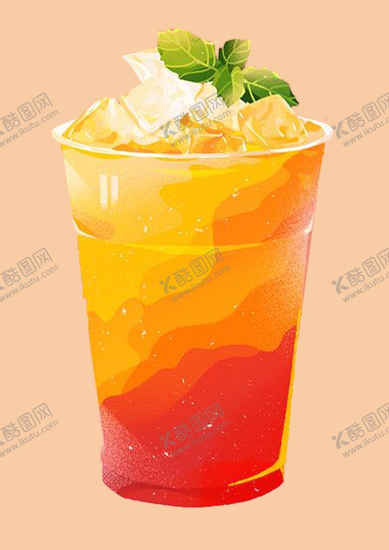 编号：51208609180258078942【酷图网】源文件下载-手绘插画柠檬红茶海报