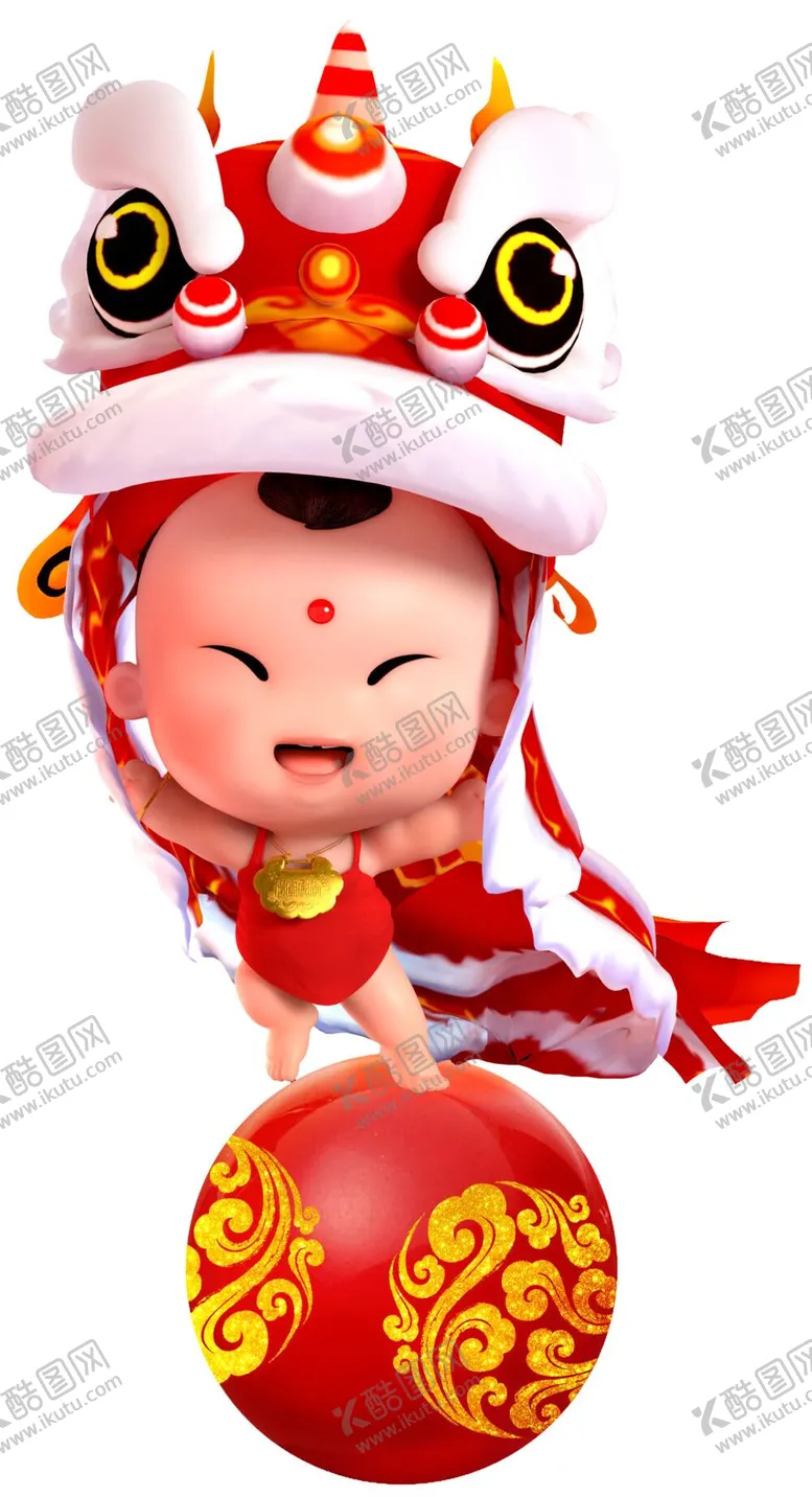 编号：53157910250653297480【酷图网】源文件下载-喜庆舞狮