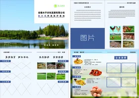 禽类养殖场画册模板