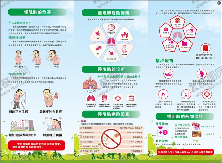 编号：32265504030216029148【酷图网】源文件下载-社区居民慢阻肺宣教手册
