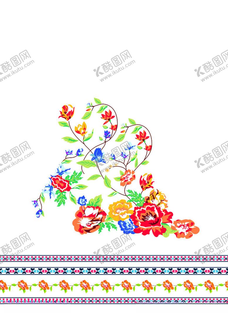 编号：58842801281136465130【酷图网】源文件下载-手绘玫瑰花