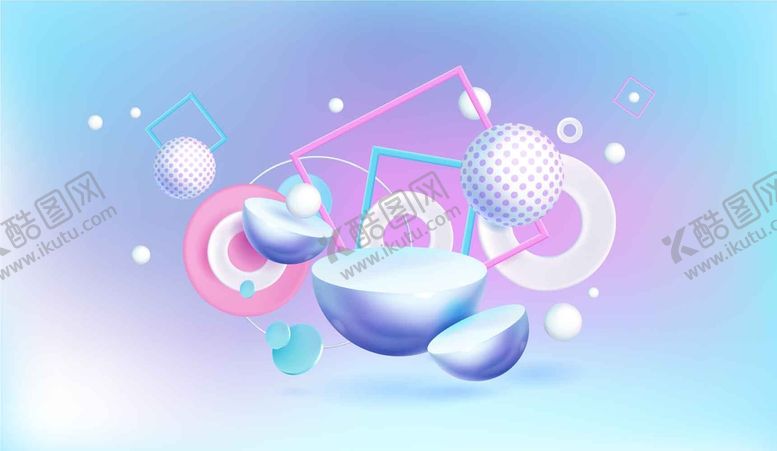 编号：08956210020638078917【酷图网】源文件下载-3d几何形