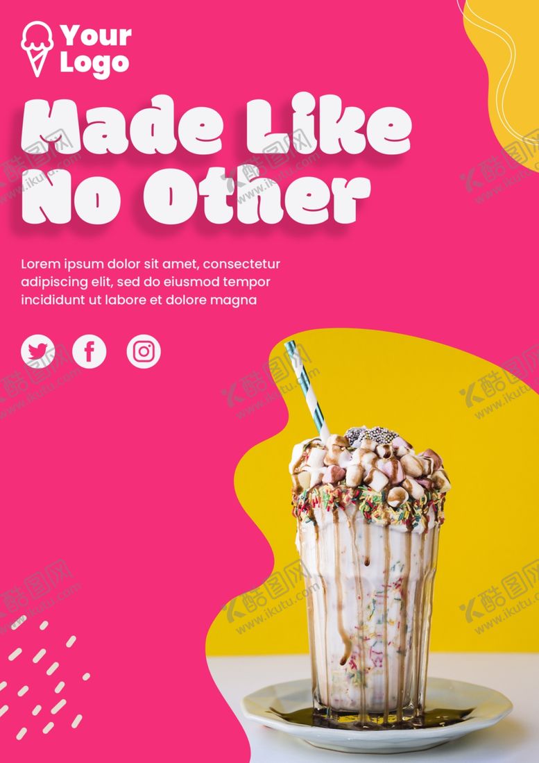 编号：75004009151304189012【酷图网】源文件下载-冰淇淋海报