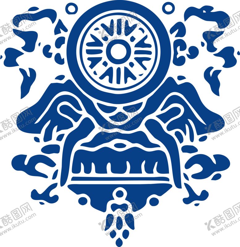 编号：58025009090844544025【酷图网】源文件下载-青花瓷图案