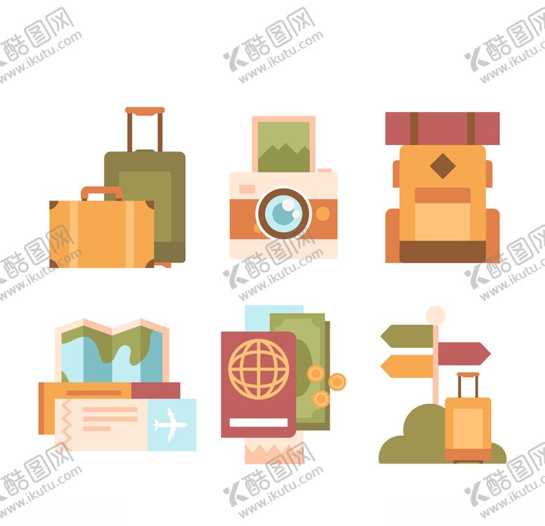 编号：70665406272310038621【酷图网】源文件下载-旅行元素