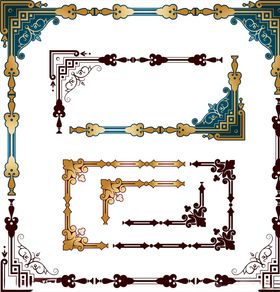 欧式古典花边