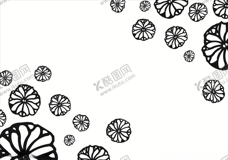 编号：75202310230924494604【酷图网】源文件下载-菊花花边背景