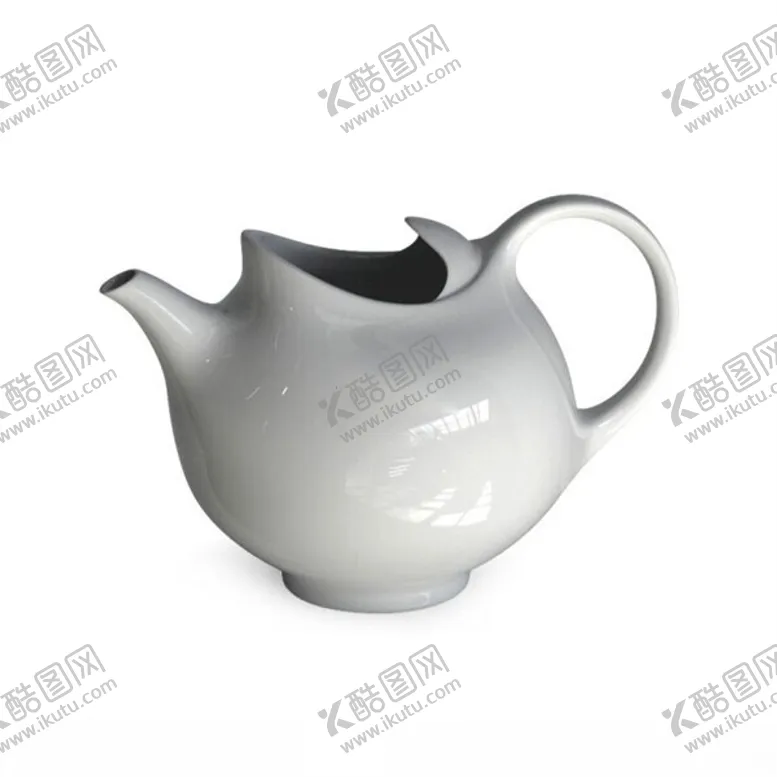 编号：28865402182152331062【酷图网】源文件下载-C4D模型茶壶