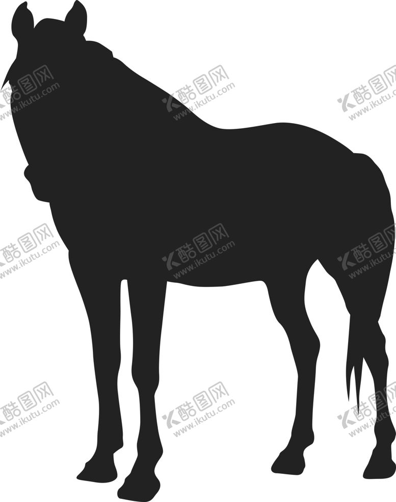 编号：92758805051629449529【酷图网】源文件下载-动物剪影