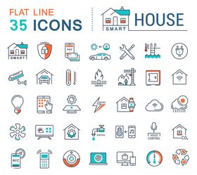 35个房屋相关平面图标集