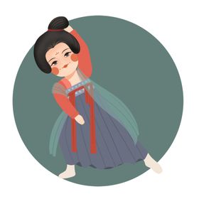 卡通侍女图