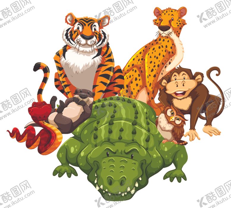 编号：77116709280034158573【酷图网】源文件下载-卡通动物