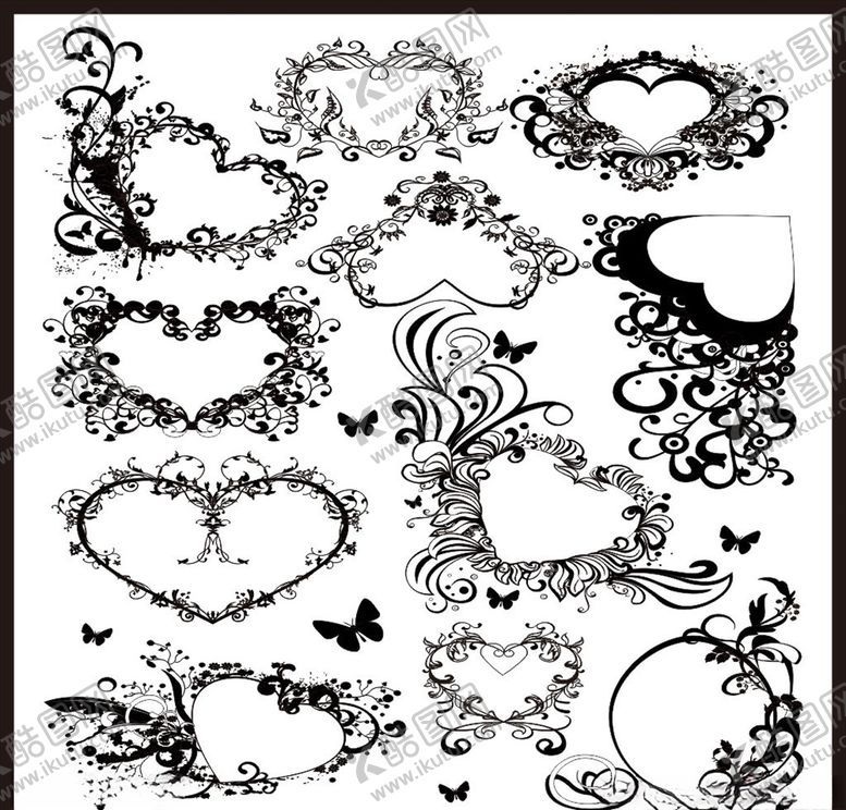 编号：70110009210459244601【酷图网】源文件下载-古式花纹韩式花纹外国花纹