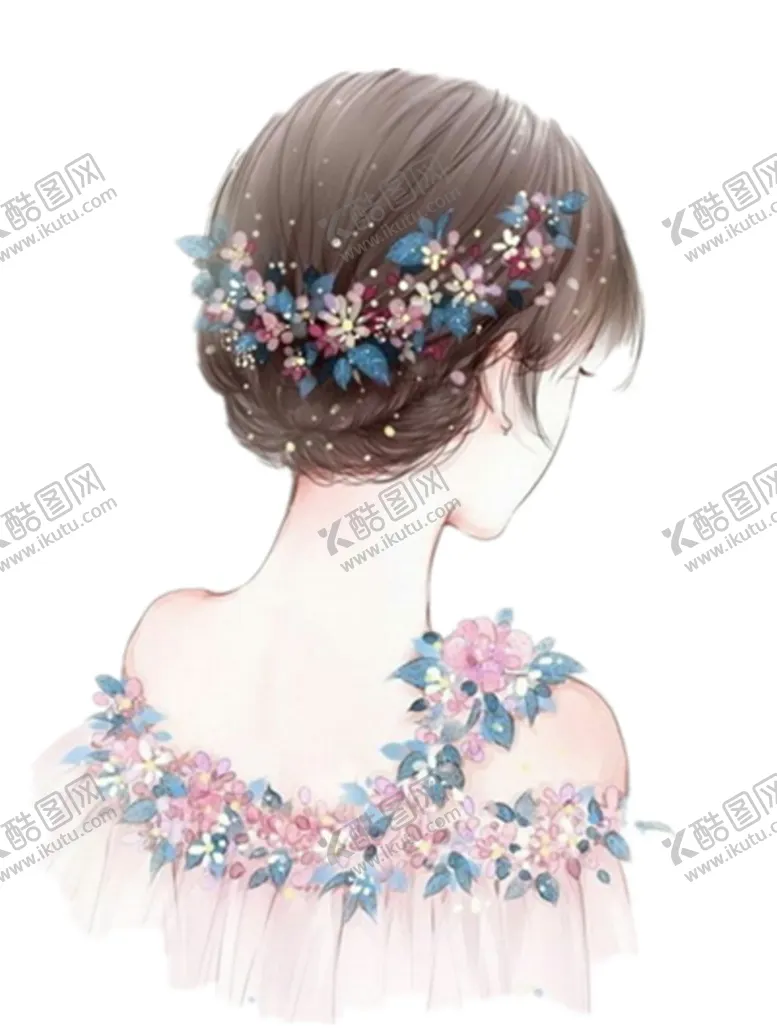 编号：29559304240141438656【酷图网】源文件下载-彩绘人物背影