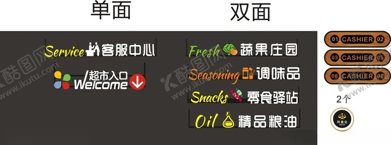 编号：48501001262003303384【酷图网】源文件下载-超市分类