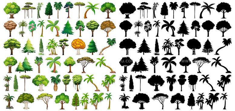 编号：56071909241626308064【酷图网】源文件下载-卡通树