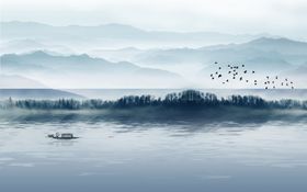 水墨山水