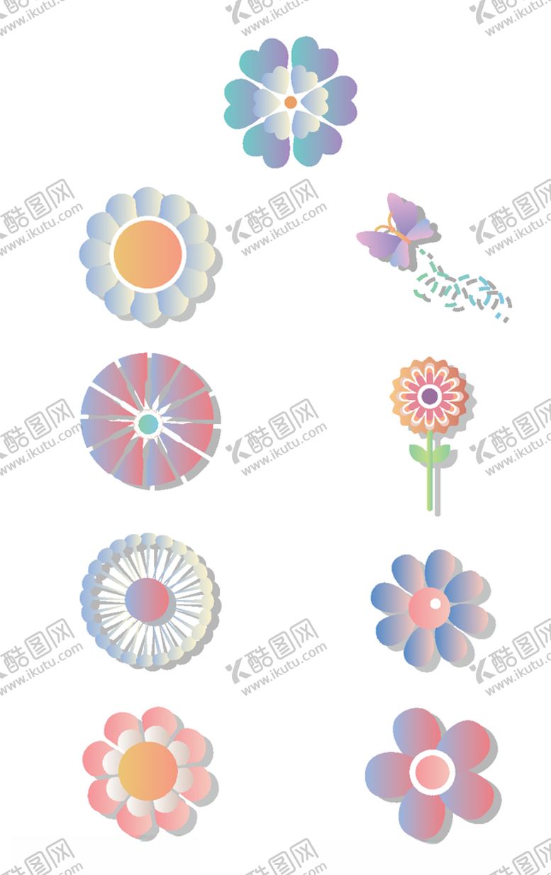 编号：20739805122010216804【酷图网】源文件下载-彩色卡通春天植物动物