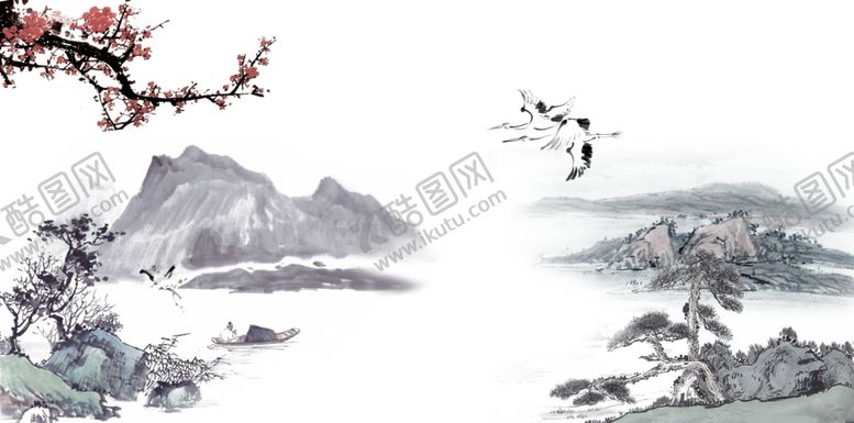 编号：86177909120623475259【酷图网】源文件下载-水墨山水素材
