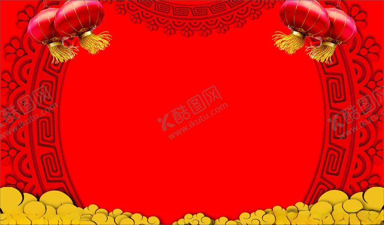 编号：57336304030837066602【酷图网】源文件下载-喜庆红色装饰背景