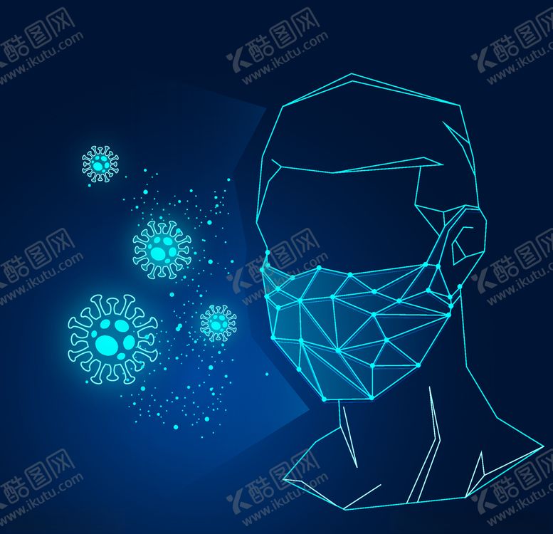 编号：25034506240341142347【酷图网】源文件下载-人佩戴口罩背景